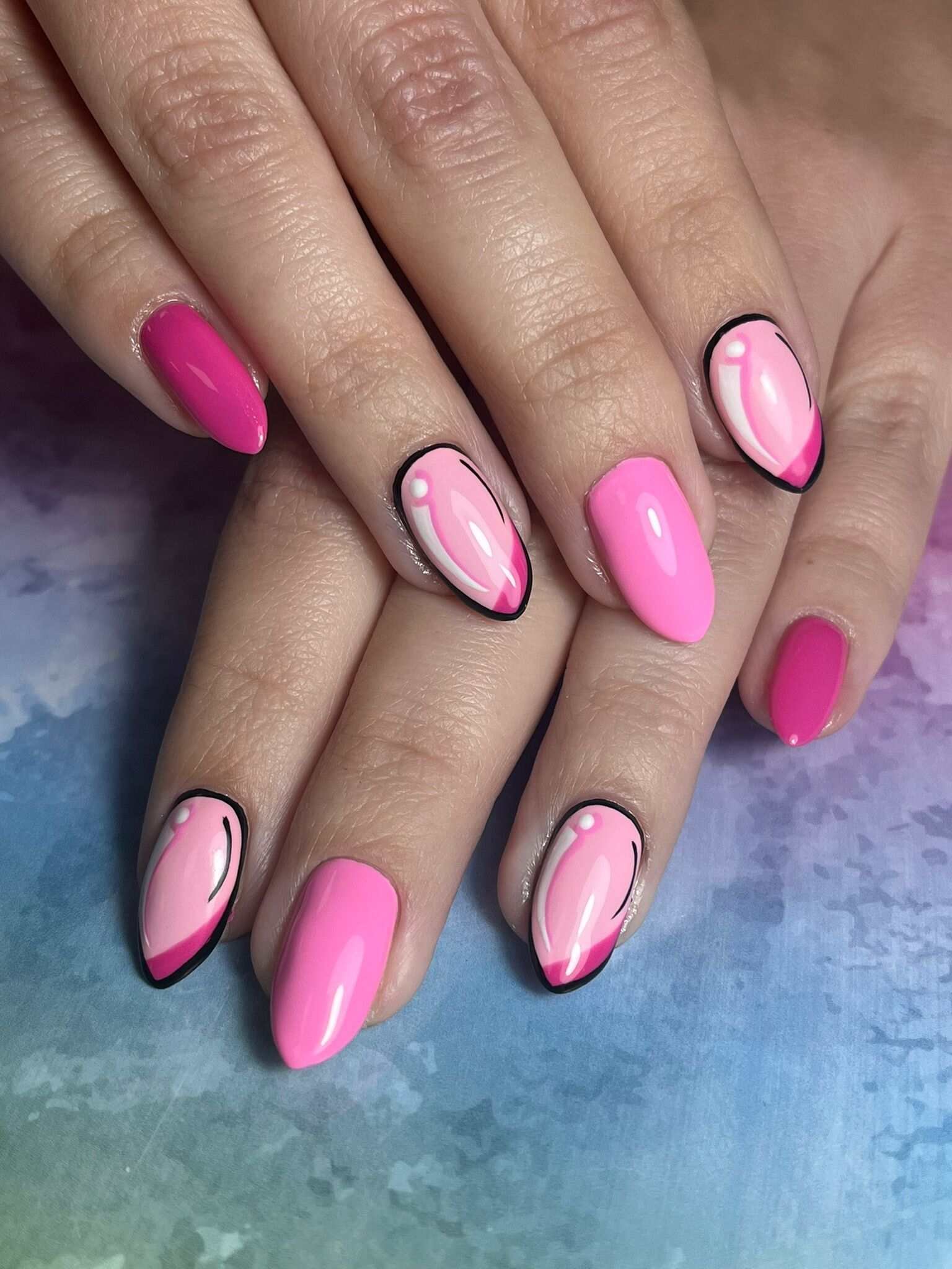 Uñas manicuradas